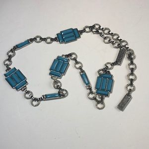 Chain Belt Teal Colored